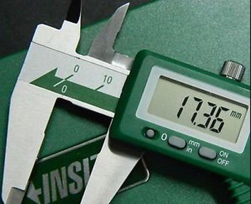קליבר דיגיטלי 0-150 מ"מ, דיוק מדידה: 0.01 מ"מ - INSIZE