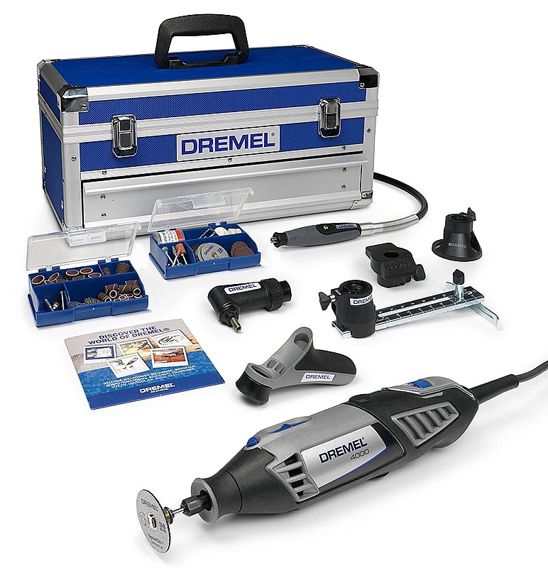 דרמל דיגיטלי + 128 אביזרים ועזרים  4000KE DREMEL