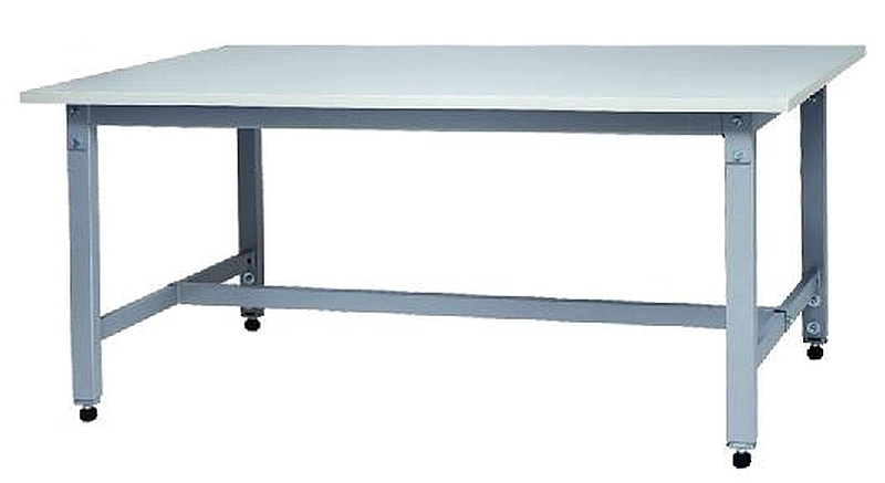 שולחן עבודה מתכוונן 180x75x80-100, מעמס 300 ק"ג