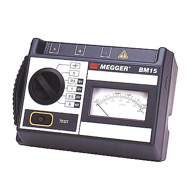 בודק בידוד אנלוגי MEGGER BM15 5000V