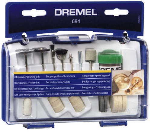 סט ניקוי / פוליש 684 (18 אביזרים) - DREMEL