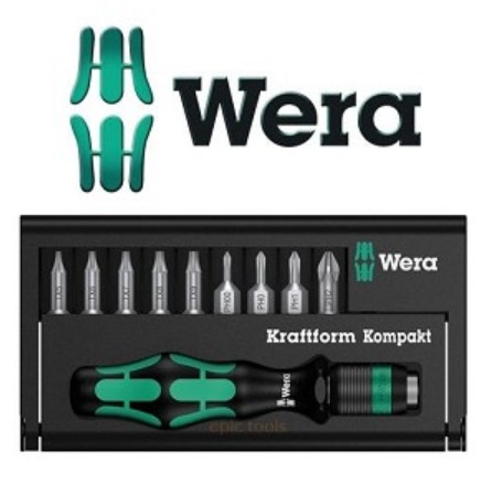 סט ביטים מיקרו עם ידית   - WERA