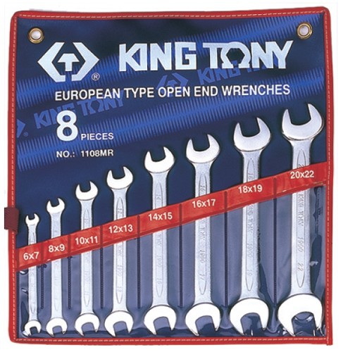 סט מפתחות פתוח פתוח, 22-10 - 8 יח' - King Tony